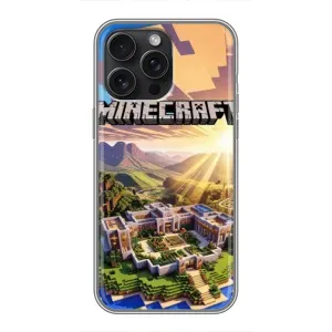 Чохол майнкрафт для iPhone 15 Pro Max