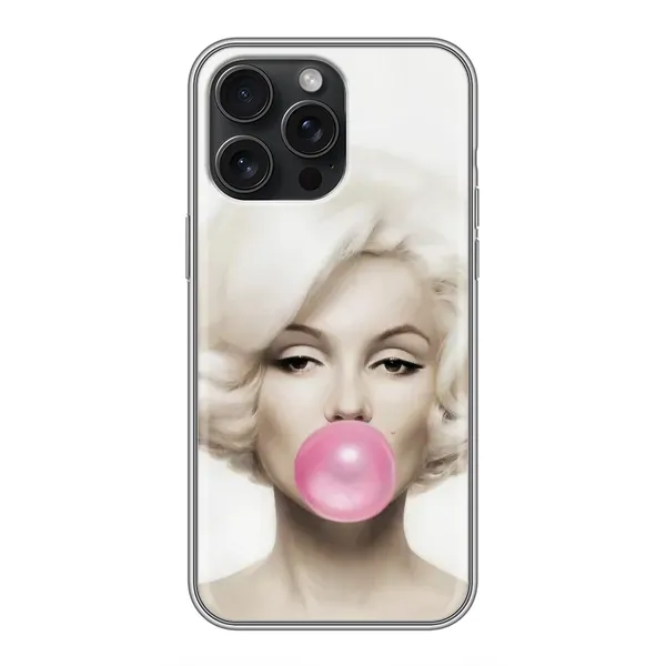 Чехол с рисунком «Монро» для iPhone 15 Pro Max Чехол с рисунком «Монро» для iPhone 15 Pro Max