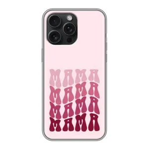 Чохли на день мами на Айфон 15 Про Макс (Напис мама)