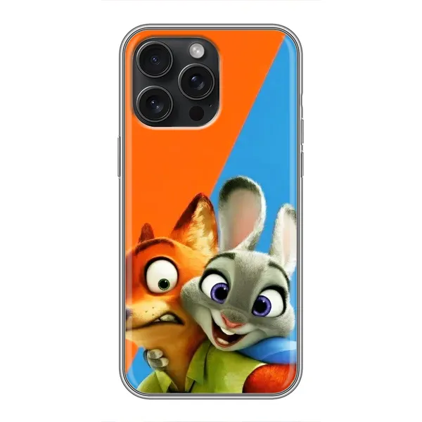 Чехол с рисунком «Ник и Хопс» для iPhone 15 Pro Max