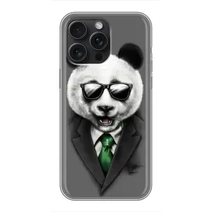 Чехлы с Пандами на iPhone 15 Pro Max (Панда в очках)