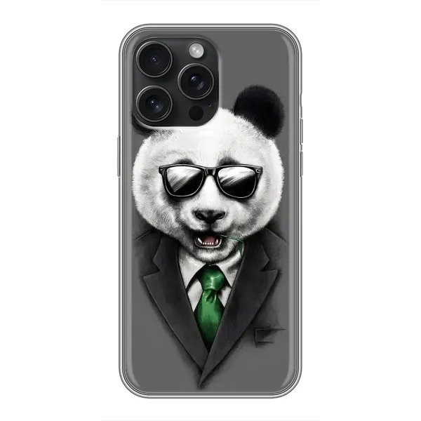 Чехол с рисунком «Панда в очках» для iPhone 15 Pro Max Чехол с рисунком «Панда в очках» для iPhone 15 Pro Max