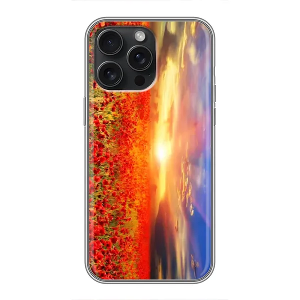 Чехол с рисунком «Поле тюльпанов» для iPhone 15 Pro Max Чехол с рисунком «Поле тюльпанов» для iPhone 15 Pro Max