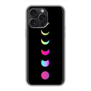 Чехол (ТПУ) с планетами на iPhone 15 Pro Max (Полнолуние)