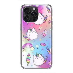 Чохол Unicorn на iPhone 15 Pro Max (Веселка і Єдинорог)