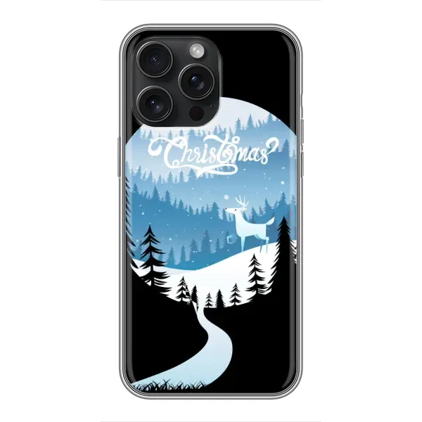 Чехол с рисунком «Рождественский Олень» для iPhone 15 Pro Max Чехол с рисунком «Рождественский Олень» для iPhone 15 Pro Max