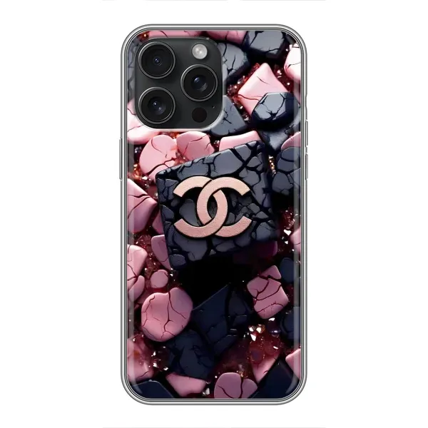 Чехол с рисунком «Шанель» для iPhone 15 Pro Max