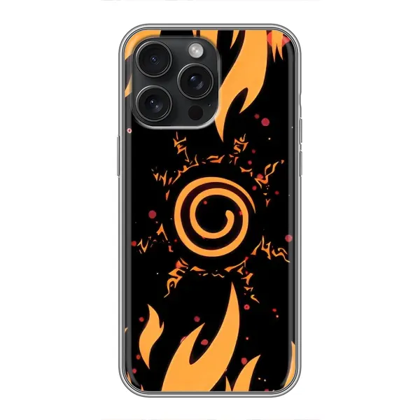 Чехол с рисунком «Солнце Наруто» для iPhone 15 Pro Max Чехол с рисунком «Солнце Наруто» для iPhone 15 Pro Max