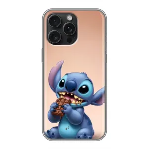 Чехол с рисунком «Стич с шоколадом» для iPhone 15 Pro Max