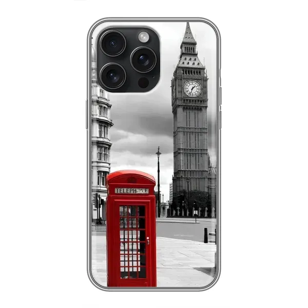 Чехол с рисунком «TELEPHONE» для iPhone 15 Pro Max Чехол с рисунком «TELEPHONE» для iPhone 15 Pro Max