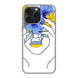 Чохол на iPhone 15 Pro Max (Український дизайн) (Українка на всю голову)
