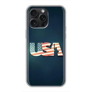 Чехол с рисунком «USA» для iPhone 15 Pro Max