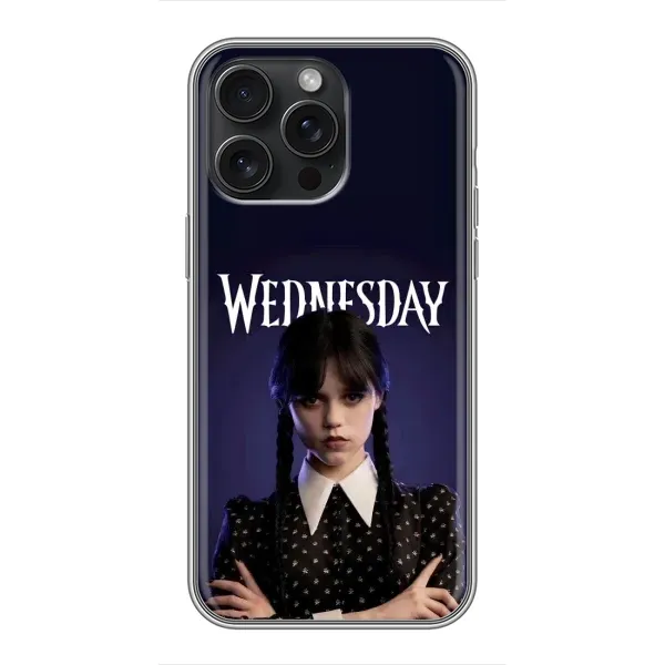 Чехол с рисунком «Wednesdey» для iPhone 15 Pro Max