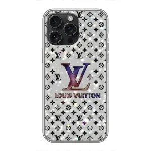 Чохол Стиль Louis Vuitton на iPhone 15 Pro Max (Яскравий LV)