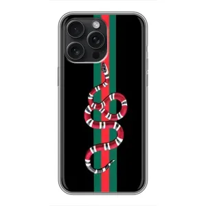 Чохли бренд ГУЧЧІ для iPhone 15 Pro Max (Змій Гуччі)
