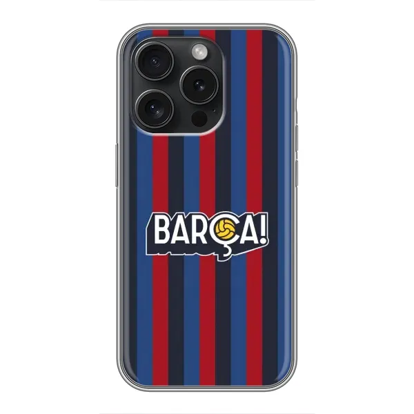 Чехол с рисунком «BARCA» для iPhone 15 Pro Чехол с рисунком «BARCA» для iPhone 15 Pro
