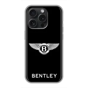 Чехлы с тематикой "Крутые машины" на iPhone 15 Pro (Logo Bentley)