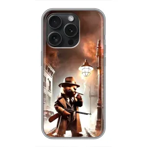 Чехол с мемами тралалело тралала для iPhone 15 Pro (Бобрито бандито)