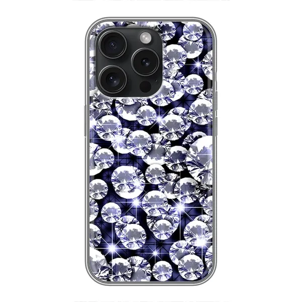 Чохол з малюнком «Діаманти» для iPhone 15 Pro Чохол з малюнком «Діаманти» для iPhone 15 Pro