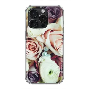 Чехлы с принтом Розочки для iPhone 15 Pro (Букет РОЗ)