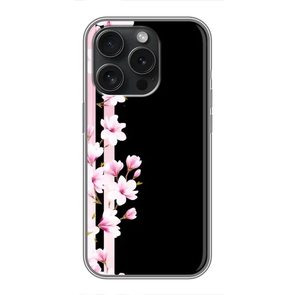 Чохол з малюнком «Квіточки» для iPhone 15 Pro Чохол з малюнком «Квіточки» для iPhone 15 Pro
