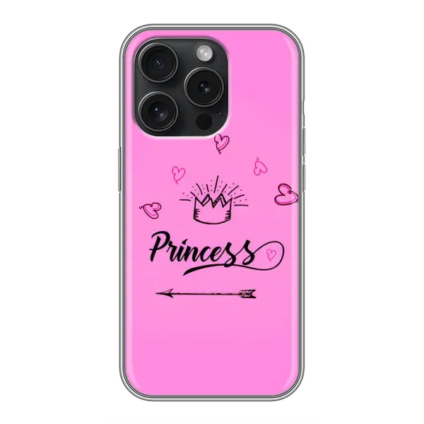 Чехол с рисунком «Для Принцессы» для iPhone 15 Pro