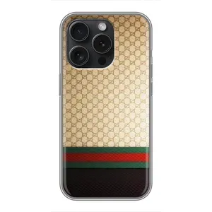 Чехол с рисунком «Фон Гуччи» для iPhone 15 Pro