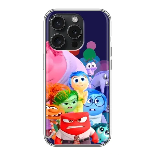 Чехол с рисунком «Герои головоломки» для iPhone 15 Pro Чехол с рисунком «Герои головоломки» для iPhone 15 Pro