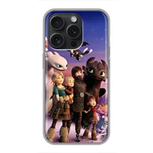 Чехол дракон Беззубик для iPhone 15 Pro (Герои дракона)