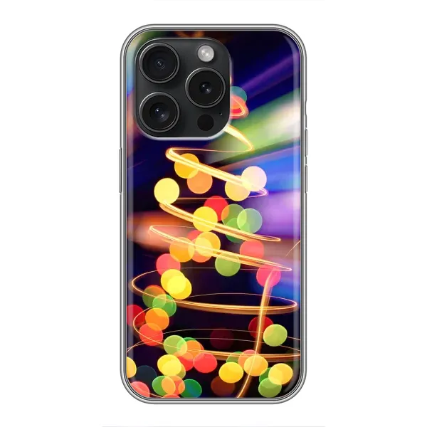 Чехол с рисунком «Гирлянды» для iPhone 15 Pro Чехол с рисунком «Гирлянды» для iPhone 15 Pro