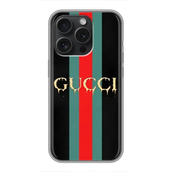 Чехол с рисунком «GUCCI» для iPhone 15 Pro Чехол с рисунком «GUCCI» для iPhone 15 Pro