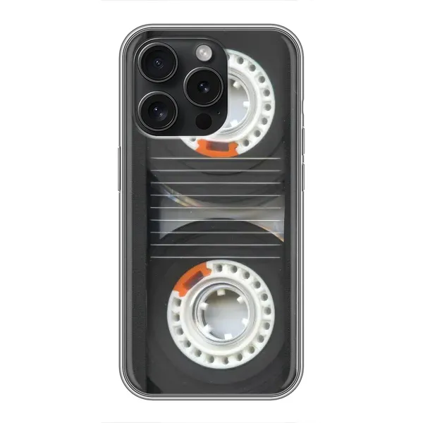 Чехол с рисунком «Кассета магнитофона» для iPhone 15 Pro Чехол с рисунком «Кассета магнитофона» для iPhone 15 Pro