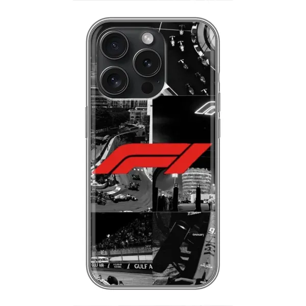 Чехол с рисунком «Коллаж Формула 1» для iPhone 15 Pro Чехол с рисунком «Коллаж Формула 1» для iPhone 15 Pro