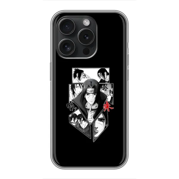 Чехол с рисунком «Коллаж Итачи» для iPhone 15 Pro Чехол с рисунком «Коллаж Итачи» для iPhone 15 Pro