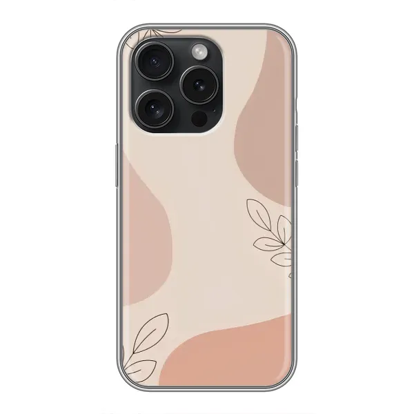 Чехол с рисунком «Коричневый фон» для iPhone 15 Pro