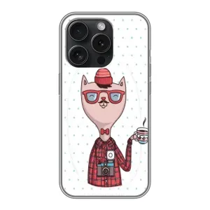 Чохол на тематику: Коти для iPhone 15 Pro (Кіт аристократ)
