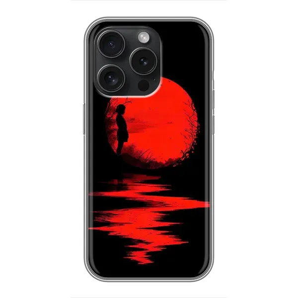 Чохол з малюнком «Червоний Захід сонця» для iPhone 15 Pro Чохол з малюнком «Червоний Захід сонця» для iPhone 15 Pro