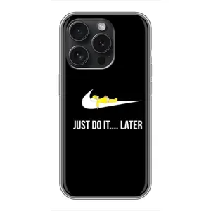 Силиконовый Чехол на iPhone 15 Pro с картинкой Nike (Later)