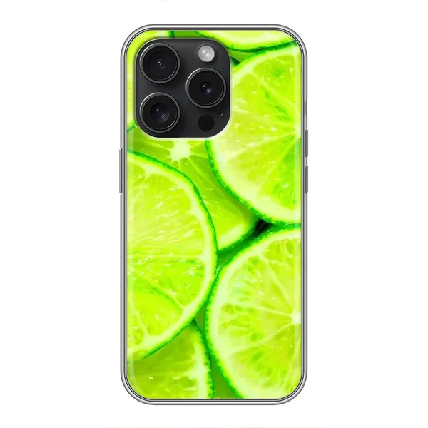 Чехол с рисунком «Лайм» для iPhone 15 Pro Чехол с рисунком «Лайм» для iPhone 15 Pro
