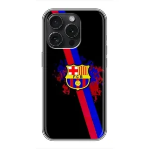 Чехол для iPhone 15 Pro (Барселона) (Лого Барсы)