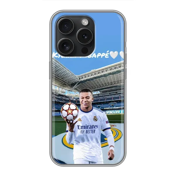 Чехол с рисунком «Mbappe Real» для iPhone 15 Pro Чехол с рисунком «Mbappe Real» для iPhone 15 Pro