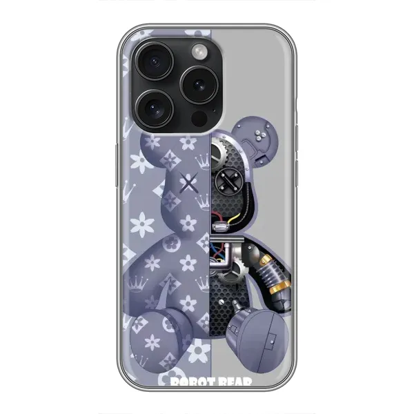 Чехол с рисунком «Медведь Louis Vuitton» для iPhone 15 Pro
