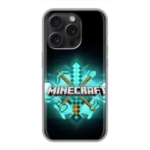 Чехол майнкрафт для iPhone 15 Pro (MineCraft 2)