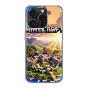 Чехол майнкрафт для iPhone 15 Pro (MINECRAFT)