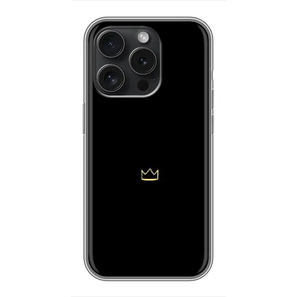 Чехол с рисунком «Мини корона» для iPhone 15 Pro Чехол с рисунком «Мини корона» для iPhone 15 Pro