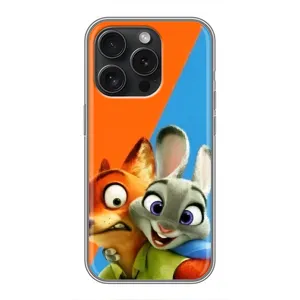 Чехлы ЗВЕРОПОЛИС для iPhone 15 Pro (Ник и Хопс)
