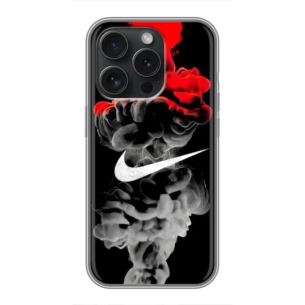 Чехол с рисунком «Nike дым» для iPhone 15 Pro Чехол с рисунком «Nike дым» для iPhone 15 Pro