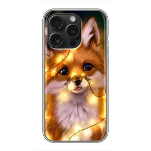 Чохол з Лисичкою для iPhone 15 Pro (Новорічне лисеня)