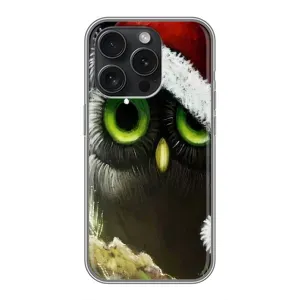Чохли з принтом СОВИ для iPhone 15 Pro (Новорічна Сова)