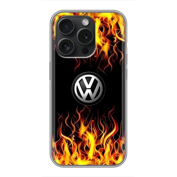 Чехол с рисунком «Огненный Лого» для iPhone 15 Pro Чехол с рисунком «Огненный Лого» для iPhone 15 Pro